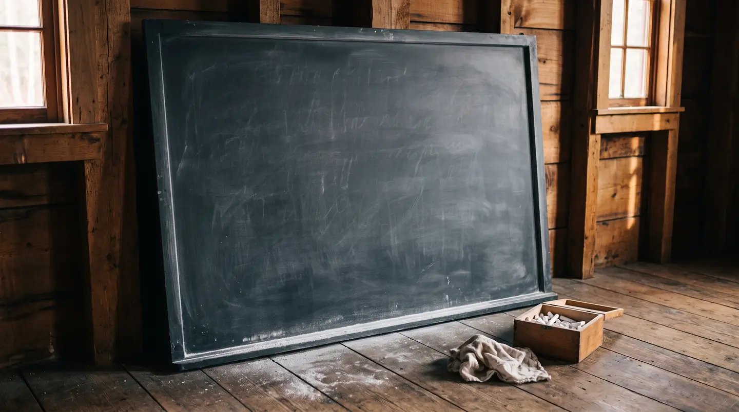Illustration for: Why the menu is a day board, chalked by four